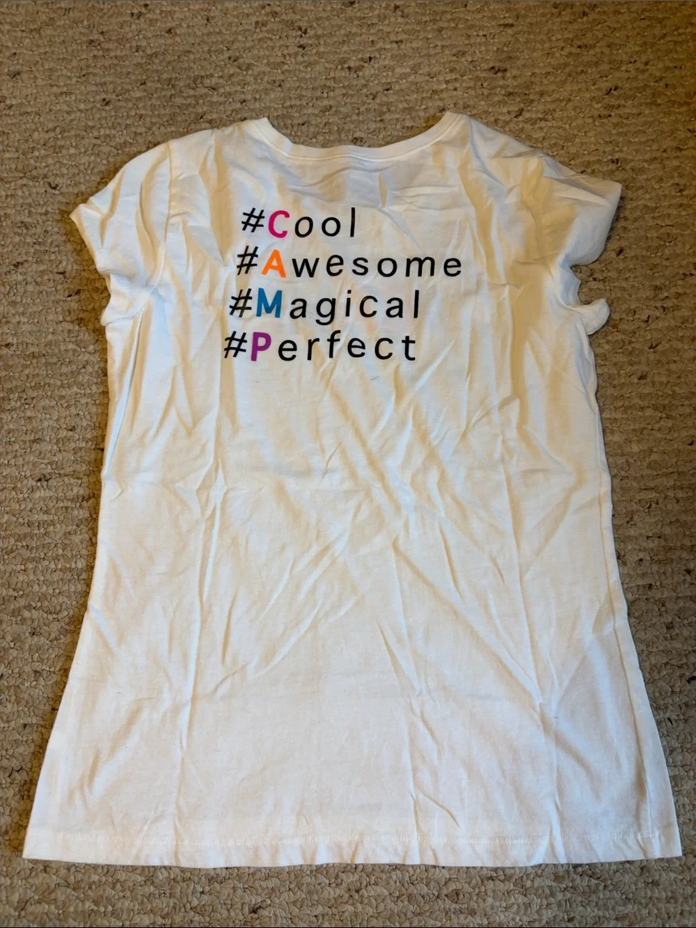 Kids Girls Justice White Tee